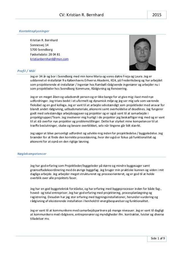 udkast til cv udkast til cv